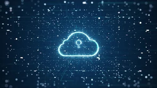 Cloud computing and Big data concept.