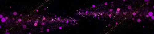 Abstract Particle Bokeh Stream Loop Background