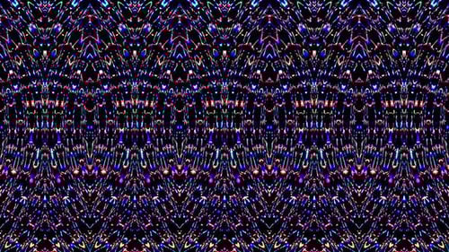 Abstract Neon Light Trails Dynamic Background