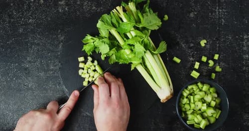 Céleri frais écrasé à la main pour homme