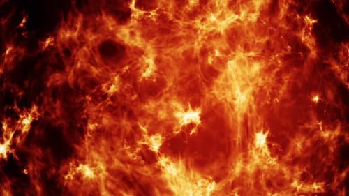 Abstract Fiery Plasma Energy Animated Background