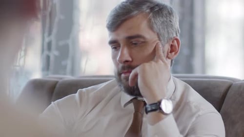 Businessman Having Phone Call