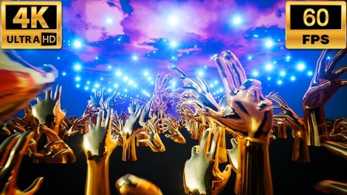 Golden Hands Tunnel 4k