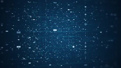 Abstract technology big data background concept.