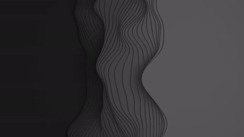 Paper Cut Dark Abstract Animation Background Loop
