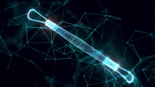 Carving Tool Hologram Close Up 4k