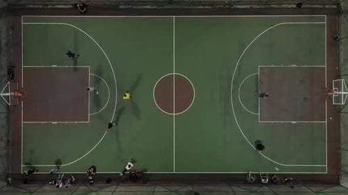 Playing Basketball