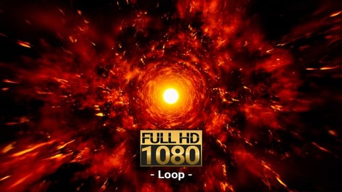 Burning Flame Tunnel In The Sky FHD