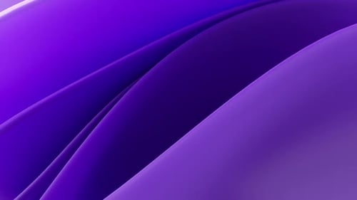 Abstract Smooth Purple Waves Flowing Background Loop