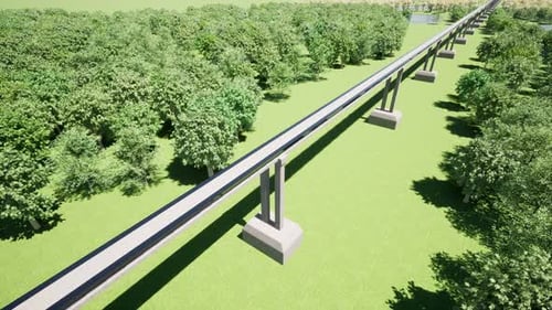 Tecnologías de transporte Future Train Maglev Hyperloop
