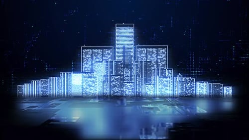 Smart City Futuristic Technology 01247