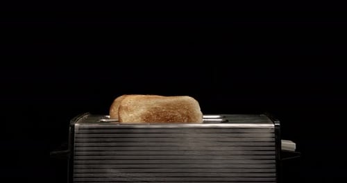 Toast Pops Up From Toaster