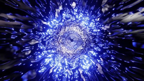Wassertunnel Vj Loop Hintergrund HD