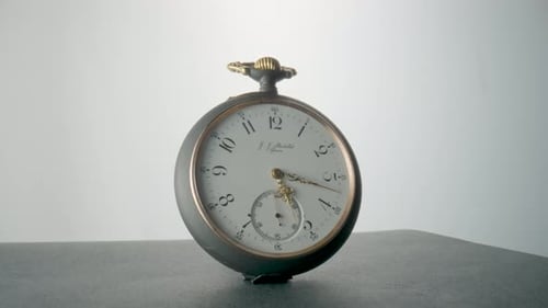 Antique Pocket Watch Reveals Precise Silver Details