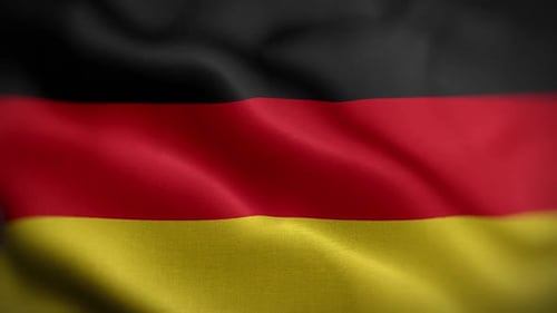 Dynamic Waving German Flag Animation