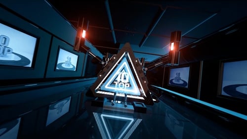 Futuristic Top 10 Countdown and Animated Lower Thirds