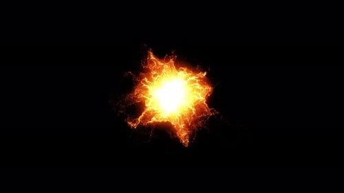 Abstract Fiery Energy Burst Loop