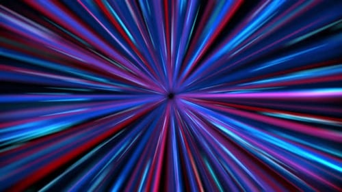 Light speed tunnel background loop
