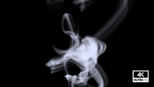 Wispy White Smoke Seamless Rising
