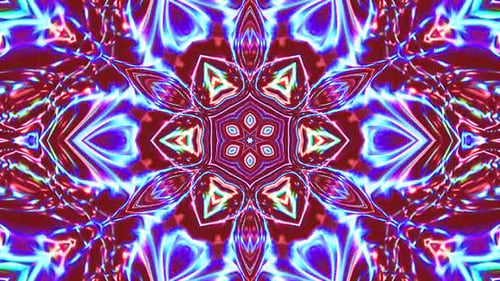 Helles abstraktes Licht, das in voller Farbe regiert, Kaleidoskop