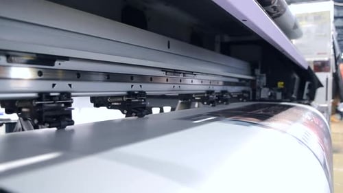Großformatdrucker funktioniert