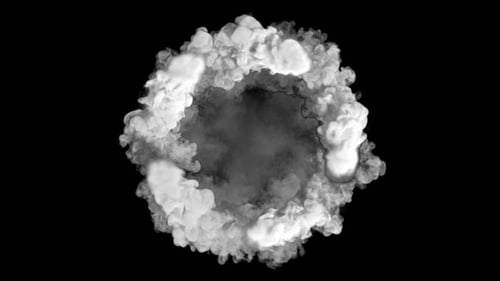 Colorful Fluid Smoke Explosion Transition Reveal