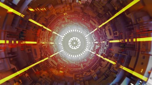 Tunel de science-fiction 3D V76