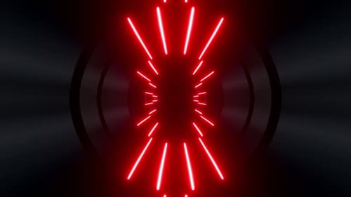 4k Red Hypnotic Background Loop