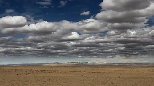 Clouds and Climatic Conditions Over The Vast Arid Desert