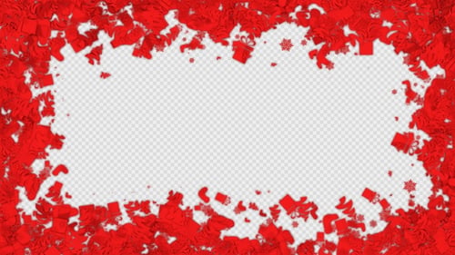 Christmas Symbols Frames with Alpha