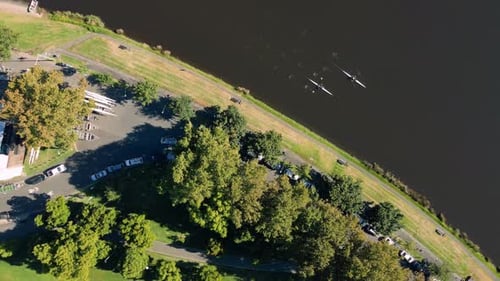 Ruderboot Skulling