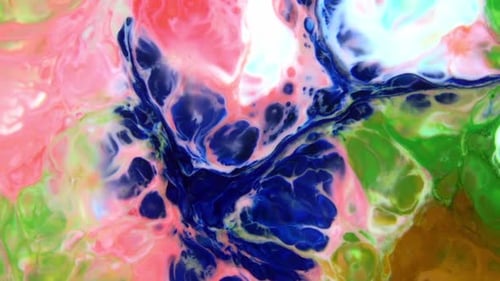 Color Explosion abstrakte Kunstmalerei