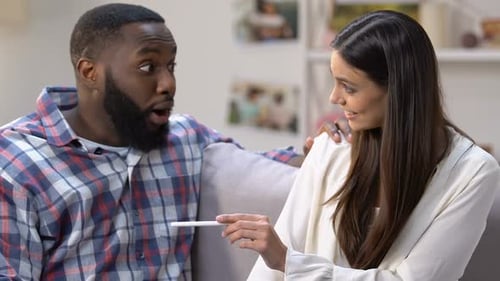 Excited Couple Find Out They Are Expecting a Baby