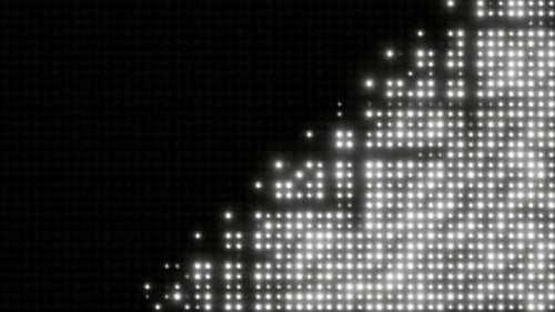 Flashing Light Grid Pattern Background