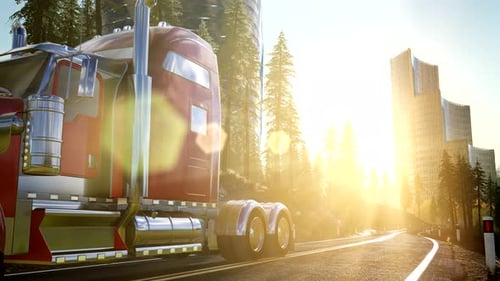 Truck on the Road