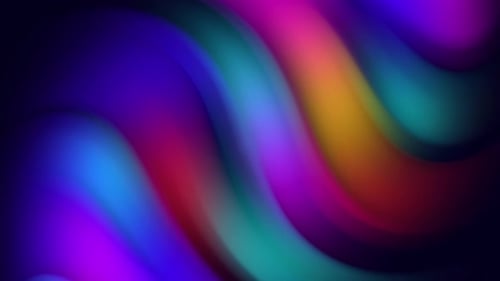 Vibrant Fluid Abstract Wave Motion Background Loop