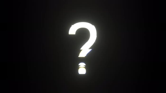 Glitch Question Mark Reveal Animation, Backgrounds Motion Graphics ft ...