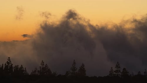 Face à face avec les nuages