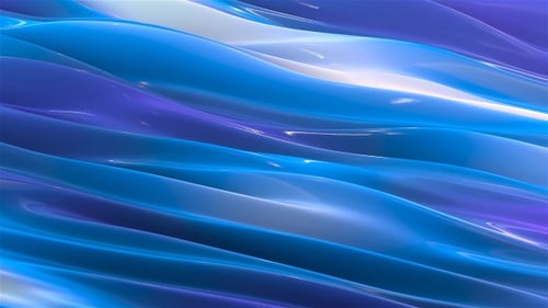 Seamless Looping Abstract Fluid Blue Waves Background