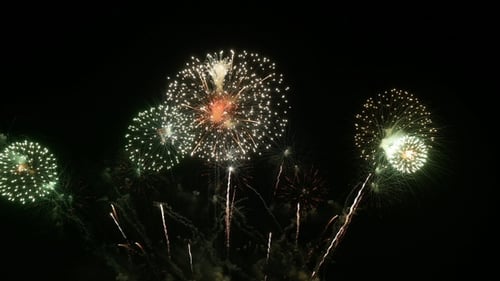 fuegos artificiales de Año Nuevo
