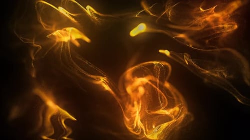 Goldene Animation Partikel Hintergrund Loop 4K