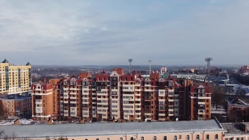 European Town Centre Poltava City in Ukraine