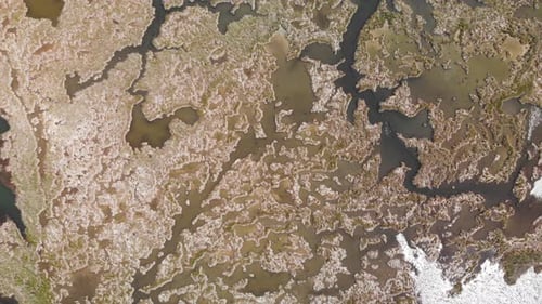 Aerial Drone View of Dalyan Delta and Iztuzu Beach