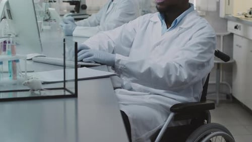 Scientists Working in a Lab