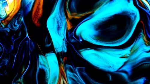 Explosão de tinta colorida abstrata
