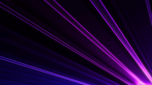 Pulsating Purple and Blue Neon Light Beams Animation