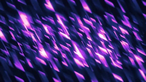 Futuristic Glowing Purple Shards Abstract Digital Background