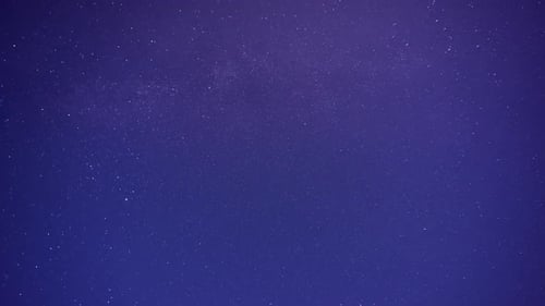 Purple Blue Starfield Shimmers and Sparkles in the Night