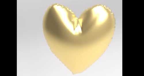 Solo Gold Heart