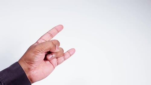 Hand Gesture Devils Horns